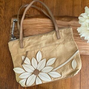 RELIC Canvas Bag “You Are My Sunshine” With Flower Burst